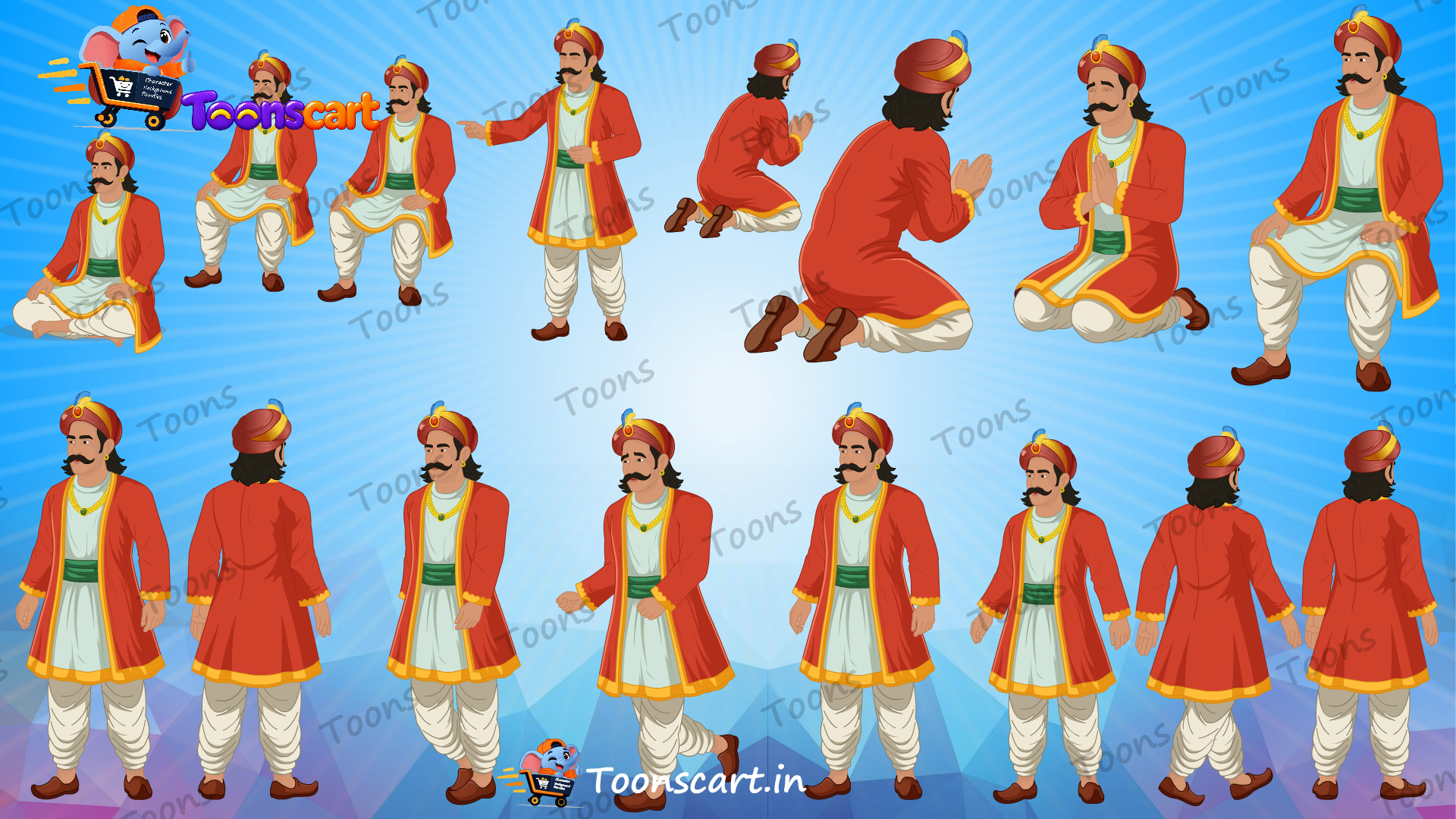 The Ultimate Royal Minister & Courtier Character Pack new mantri Aniamted Human Character